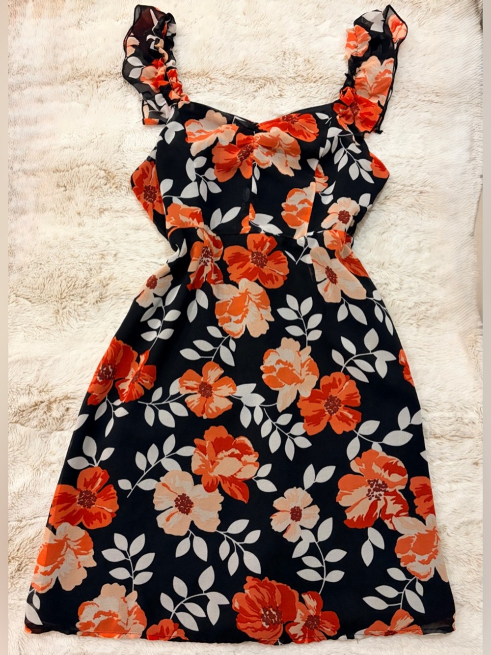 🌸 Coquette Floral Midi Dress | Romantic Cottagecore Girly Ruffle Strap Sundress
